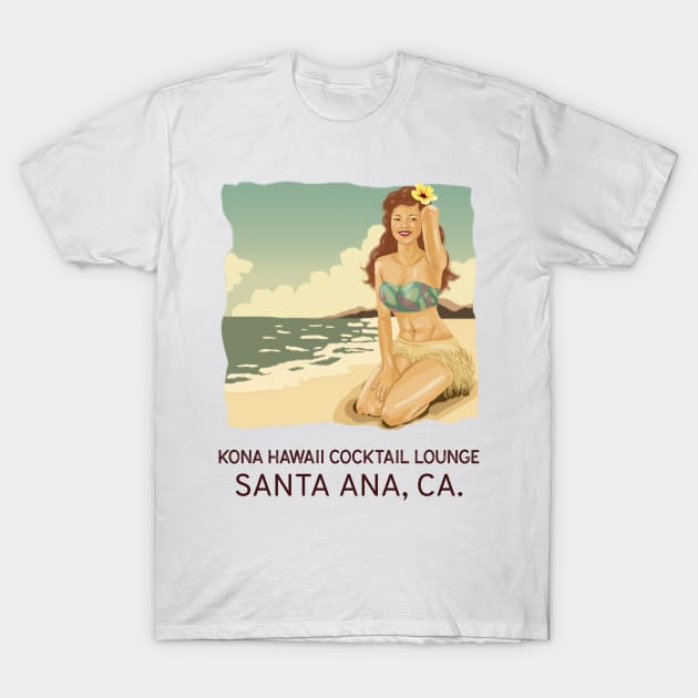 Kona Hawaii Lounge 1 T-Shirt by MangoJonesLife